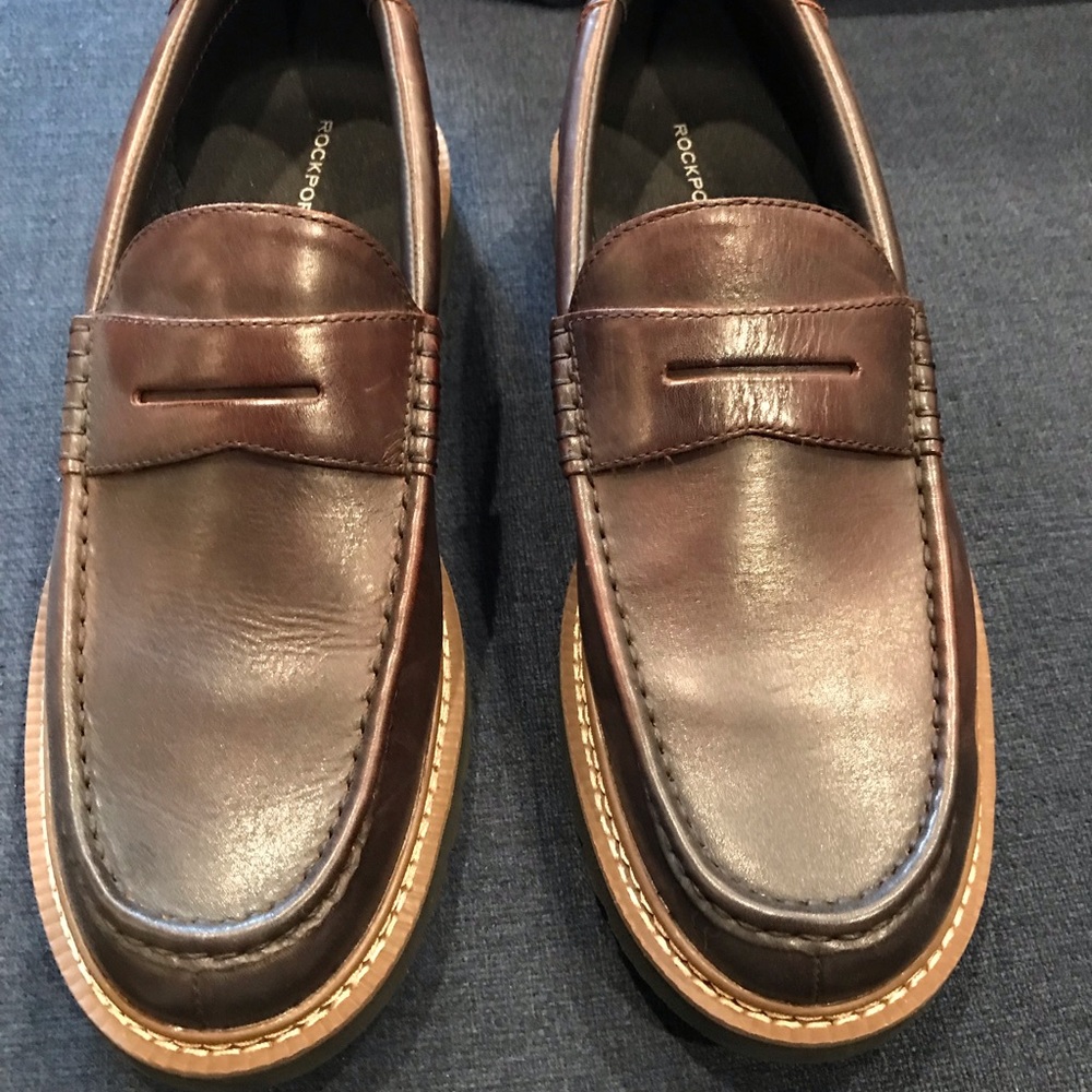 Rockport Brown Leather Loafers